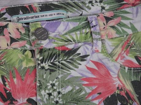 Kvalitné kvetované rifle, stradivarius,36