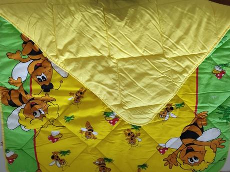 Mantinel, prikrývka, plachta - včielka maja, šírka (cm): 90,dĺžka (cm): 150