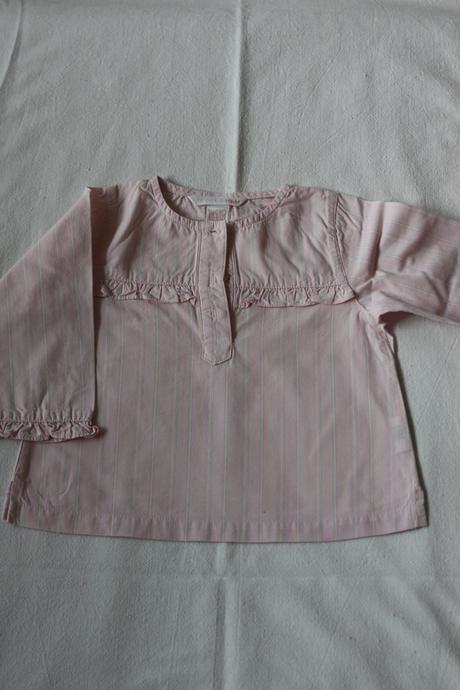 Letná plátená blúzka, h&m,80