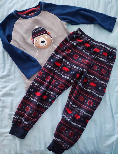 Teplé pyžamo primark 110/116, primark,116
