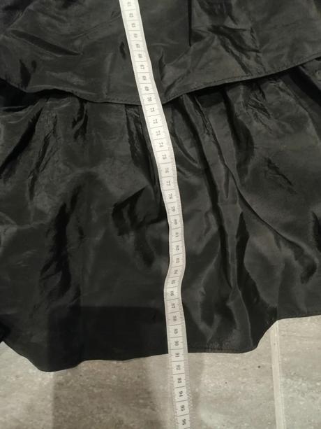 Štýlové lindex šaty zamat s taft volánmi v34, lindex,34