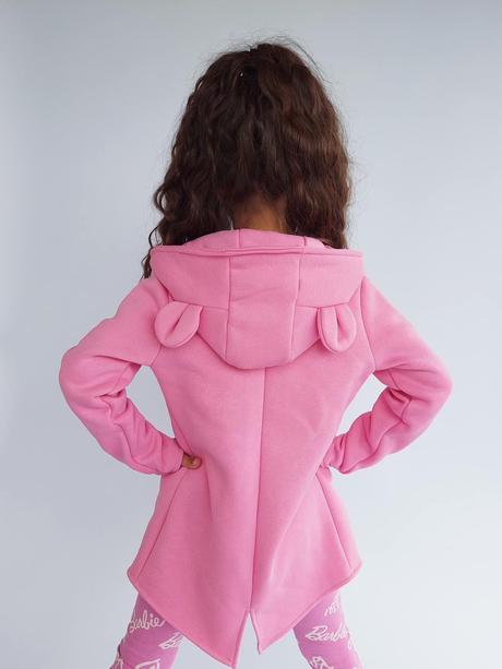 Zateplené mikiny s uškami, active,80 - 134