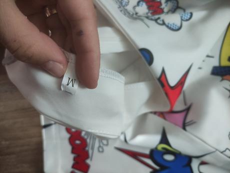 Sukňa puzdrová komiks, s