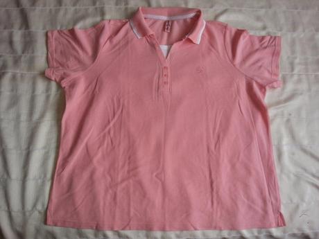 Lososove tricko s golierom, xl