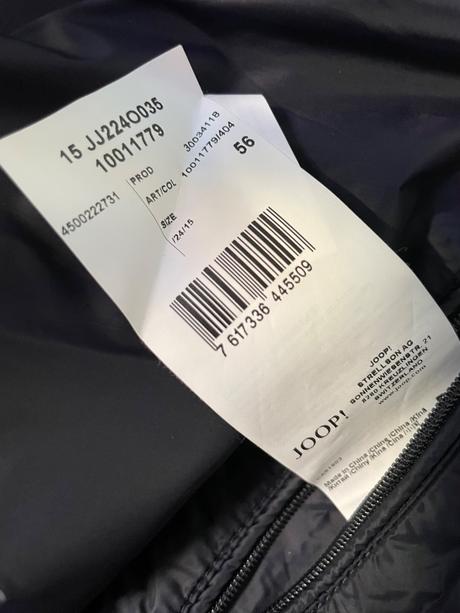 Joop štýlová pánska bunda, 56 / xxl