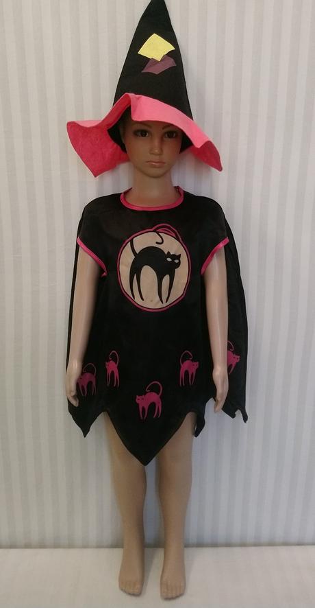2dielny kostým čarodejnica s klobúkom bruja, 80-92, 