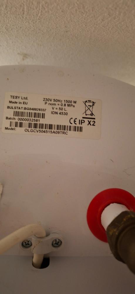 Bojler 50l tesy optima line, 