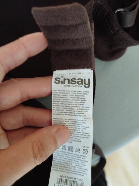 Predám úplne nové podprsenky, sinsay,65c