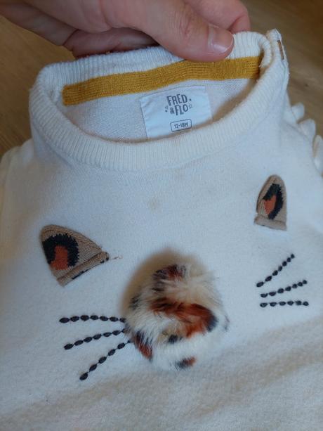 Suprava leopard svetrik+teplaciky vel.12-18mes, f&f,86