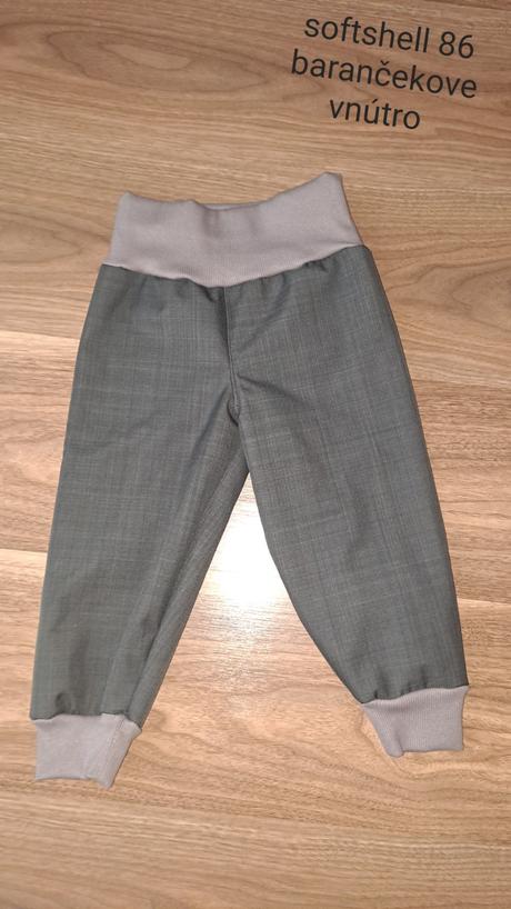Softshell nohavice baranček, 80 - 158
