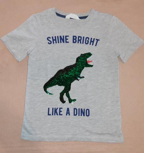 Tričko s premieňacím obrázkom 122/128, h&m,128