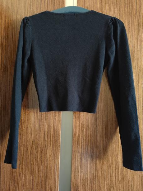 Čierny crop top missguided, veľ.38, pekne sedí, 38