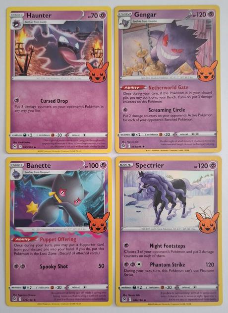 Pokémon karty "trick or trade" halloween (1), 