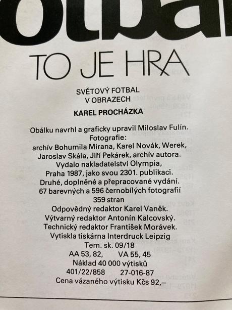 Fotbal to je hra (1987), 