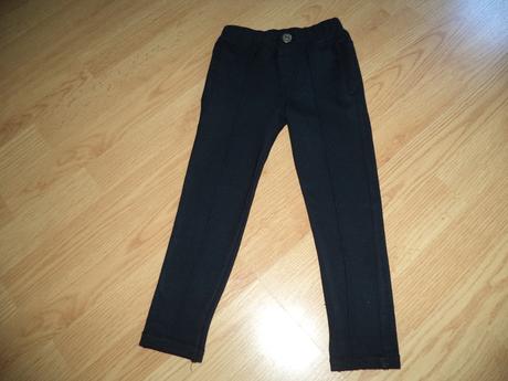 Elegantné čierne nohavice, tesco,104