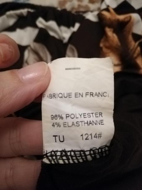 Tmavohnedé tričko / blúzka, m