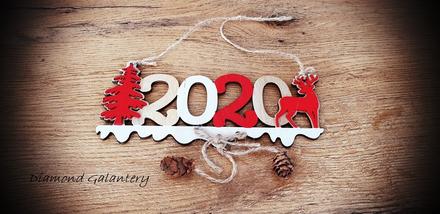 Aplikácia závesná - 2020 - 85x175 mm, 