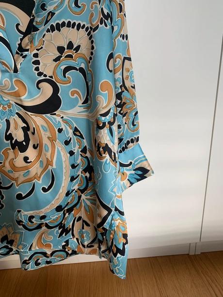 Zara predĺžená bledomodrá košeľa s, zara,s
