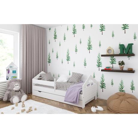 Posteľ 140x70 + šuflík + matrac rôzne typy a farb, šírka (cm): 70,dĺžka (cm): 140