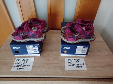 Dievčenské športové sandále zn.bejo veľ.28, 28