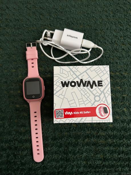 Hodinka wowme kids 4g safe+ pink, 