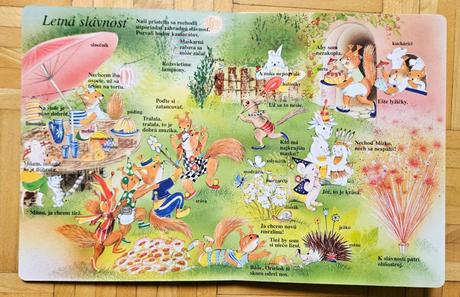 Detská kniha 's veveričkou do prírody', 