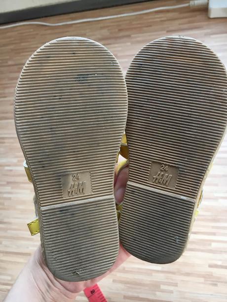Citronove sandalky, h&m,24