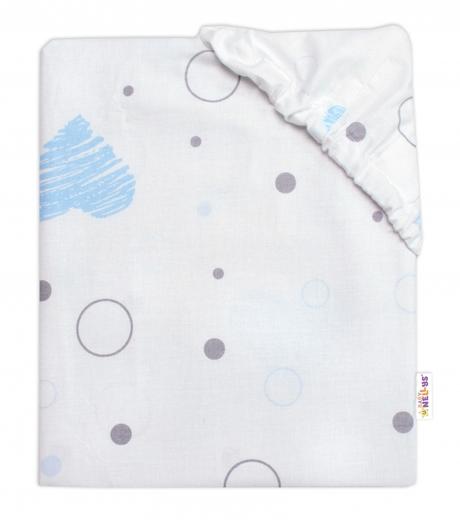 Súprava do postieľky 6d, i love boy, 120x90cm, bie,