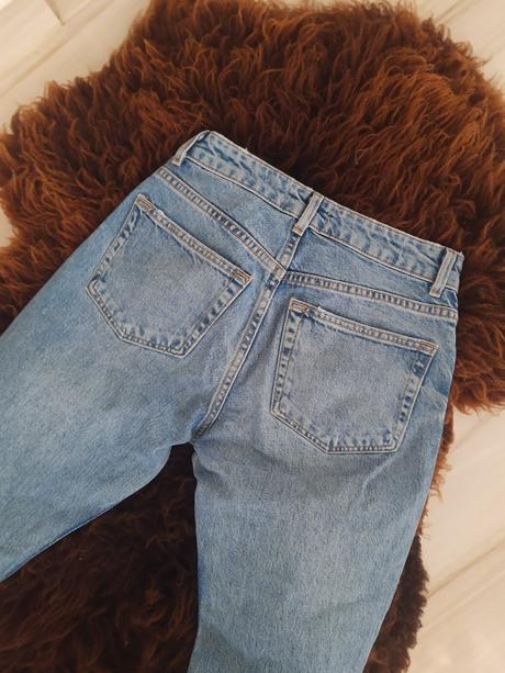 Dámske rifle zara s vysokým pásom 34, zara,34