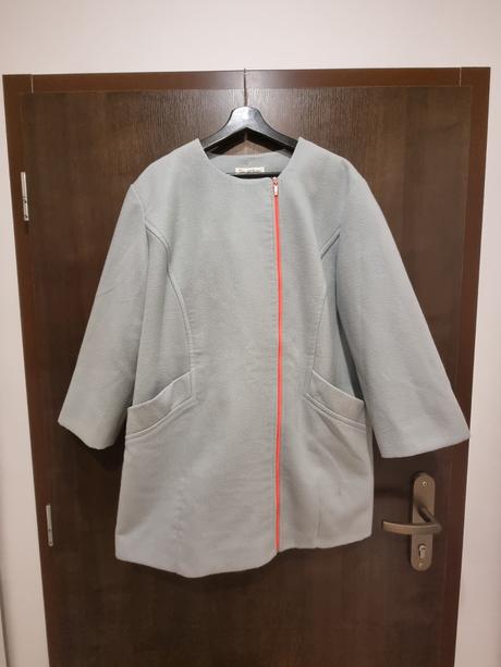 Mentolový kabát značky miss selfridge, miss selfridge,44