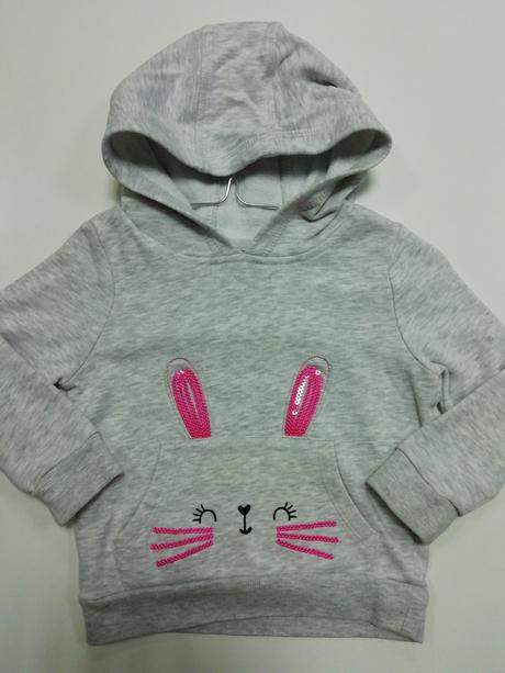 Sivá mikina zajac, george,92