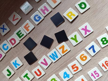 Magnetické čísla, písmená, 