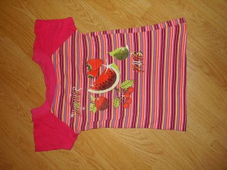 Pasikave tričko s ovocim, s