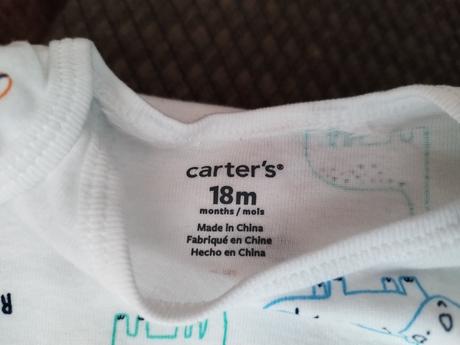 Body zn. carters veľkosť 18 mesiacov, carter's,86