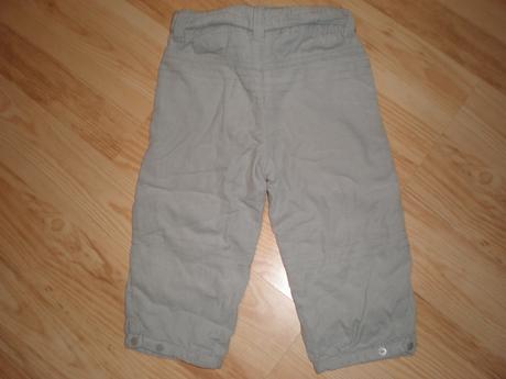 Podšité menčestráky, h&m,86