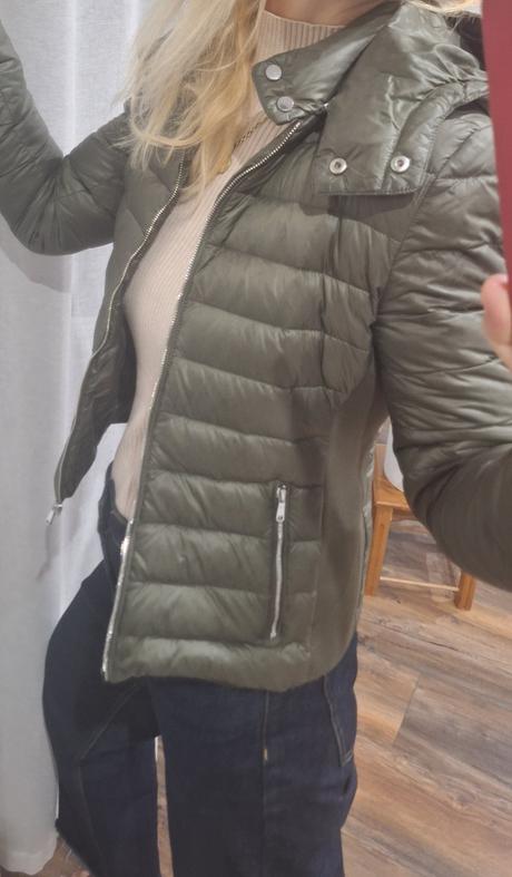 Páperová bunda zara lightdown vel 36/38, zara,s
