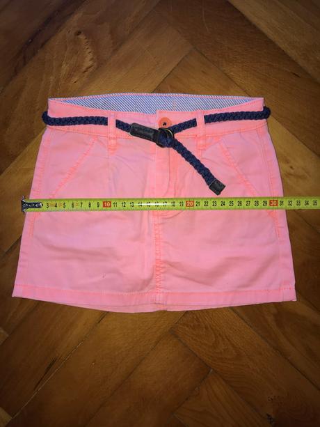 Minisuknička - lososová, broskyňová, h&m,116