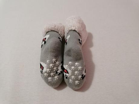 Teple protišmykove ponozky "ovečkové", 18