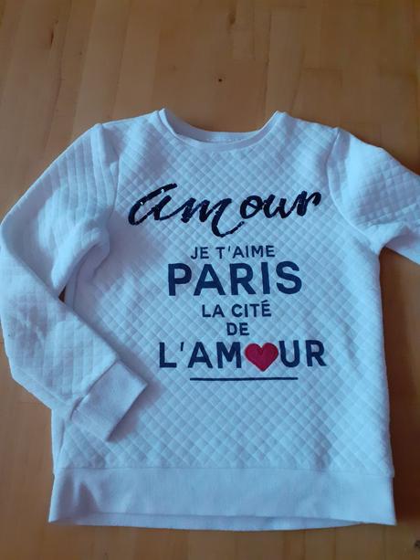 Biely pulóvrik paris, f&f,134