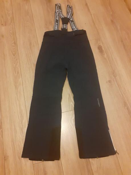 Detské lyžiarske softshellové nohavice, authority,146