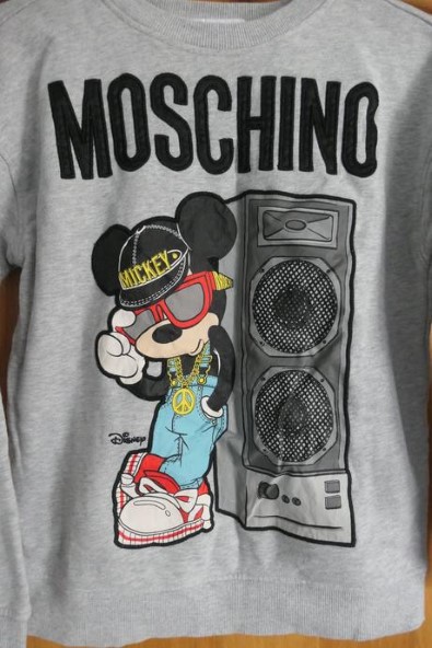 Moschino mickey trendy mikina xs-m, moschino,s
