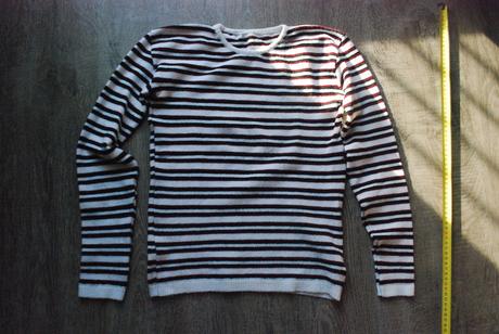 Prúžkovaný pulover, m