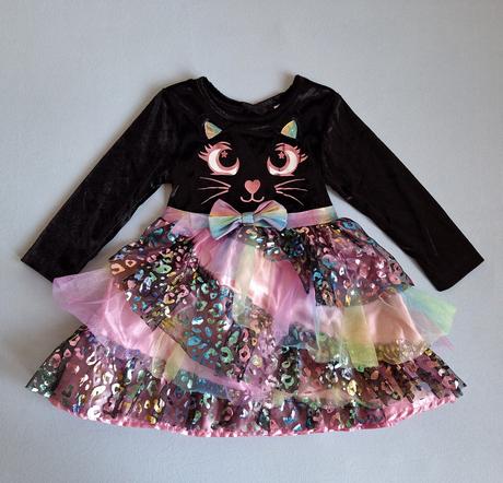 Dúhová mačička - exkluzívny kostým 1-2 r., 