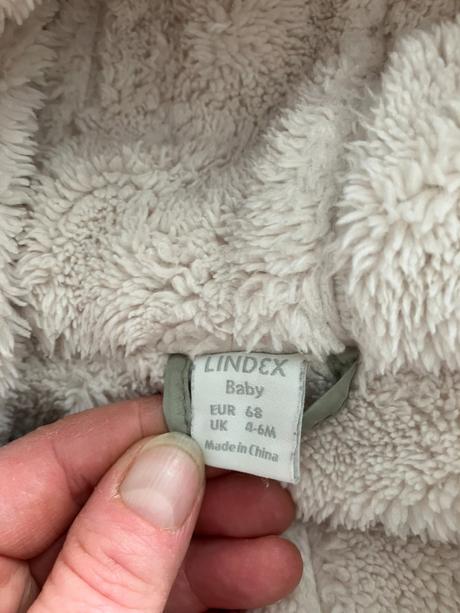 Zateplený overal s vlasovou podšívkou, lindex,68