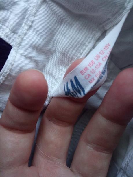 Šortky na traky, h&m,152