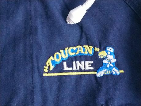 Prechodná modrá bundička toucan, jefferson, 80