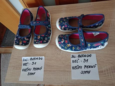 Dievčenské papuče zn.befado veľ.31, 31