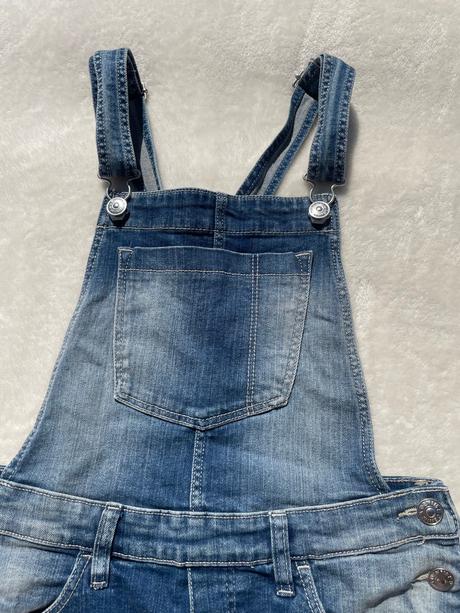 Šortkové rifle na traky, h&m,152