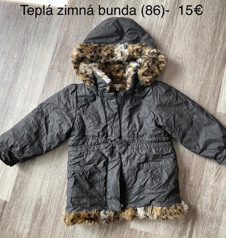 Zimná bunda s kozusinou, 86