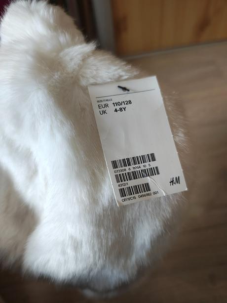 Zimná čiapka baranica, h&m,110 / 116 / 122